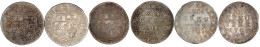 3 Versch. Var. Zum XII Kreuzer 1705 IAR. Meist Sehr Schön - Pièces De Monnaie D'or