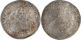 Reichstaler 1595, Marburg. 29,06 G. Gutes Sehr Schön, Min. Schrötlingsfehler Am Rand, Sehr Selten. Hoffmeister 488. Dave - Gouden Munten