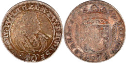 XV Kreuzer 1691, Westerburg. Wertzahl Auf Der Vs. Mittig Unter Dem Brustb. Sehr Schön, Leichte Prägeschwäche, Schöne Pat - Gold Coins