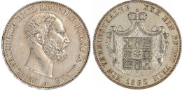 Vereinstaler 1860 A. Vorzüglich, Min. Randfehler Und Etwas Berieben. AKS 16. Thun 213. Ihl/Schwede 610. - Gouden Munten