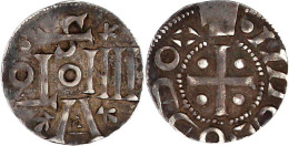 Denar (anonym) O.J. (um 1000), Minden. Kreuz, In Jedem Winkel Ein Punkt. ODDO/(das Westfälische Quadrat) ·IIIIO + Rv.: D - Gold Coins