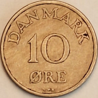 Denmark - 10 Ore 1955, KM# 841.1 (#3733) - Dänemark