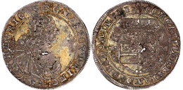XV Kreuzer 1686 IXA, Herborn. Brustb. N.r., Darunter Blume N.l./Wappen. Sehr Schön/vorzüglich, Durchgehender Schrötlings - Goldmünzen