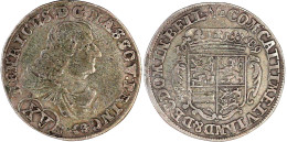 XV Kreuzer 1689 IXA, Herborn. Brustb. N.r. Darunter Blume Und Doppelpunkt/Wappen. In Der Vs.-Umschrift Doppelraute Nach  - Gouden Munten