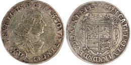 XV Kreuzer 1689 IXA, Herborn. Brustb. N.r. Darunter Blume Und Doppelpunkt/Wappen. In Der Vs.-Umschrift Doppelraute Nach  - Pièces De Monnaie D'or