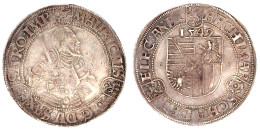 Reichstaler 1549 Mzz. Eichel, Annaberg. 29,00 G. Sehr Schön/vorzüglich, Feine Tönung. Schnee 689. Davenport. 9787. Keili - Goldmünzen