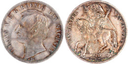 Siegestaler 1871 B. Vorzüglich, Schöne Patina. Jaeger 132. Thun 351. AKS 159. - Pièces De Monnaie D'or