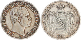 Vereinstaler 1869 B. Sehr Schön, Randfehler, Kl. Kratzer. Jaeger 113. Thun 356. AKS 61. - Goldmünzen