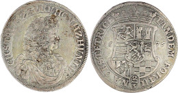 2/3 Taler 1676, Unbestimmte Münzstätte. 2 Schriftkreise. Gutes Sehr Schön, Sehr Selten. M.-J./V. 282. Davenport. 916. - Pièces De Monnaie D'or