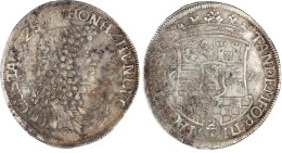 2/3 Taler 1676, Unbestimmte Münzstätte. Kuze Allongeperücke. TANDEMFORTUNA. Gutes Sehr Schön, Selten. M.-J./V. 295 Var.. - Pièces De Monnaie D'or