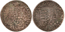 2/3 Taler 1676, Unbestimmte Münzstätte. Sehr Schön, Sehr Selten. M.-J./V. 303. Davenport. 916. - Pièces De Monnaie D'or