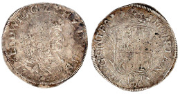 60 Kreuzer 1676, Hohensolms. Porträttyp V. Ohne Münzmeistersignatur (Jürgen Ahrens). Mit Jahreszahl Unter Dem Brustbild  - Pièces De Monnaie D'or