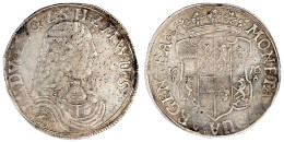 60 Kreuzer 1676, Hohensolms. Porträttyp VI. Mit Fünf Blüten Auf Der Krone Der Rückseite Sowie Die Geteilte Jahreszahl 16 - Gold Coins