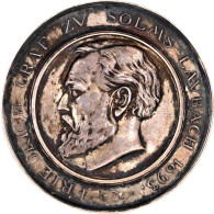 Einseitiges Silbermedaillon 1893 Vom Dombildhauer Prof. Peter Fuchs Entworfen, Auf Seinen 60. Geburtstag. Kopf Des Grafe - Gold Coins