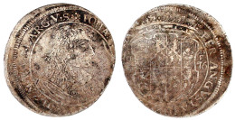 Gulden Zu 60 Kreuzern 1676, Rödelheim. Mit Münzmeistersignatur S - M (Sebastian Müller) Und Den Wardeininitialen II - F  - Gouden Munten