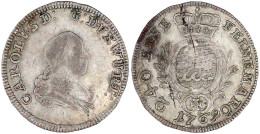 6 Kreuzer 1769, Stuttgart. Sehr Schön, Schrötlingsfehler, Selten. Klein/Raff 406. - Pièces De Monnaie D'or