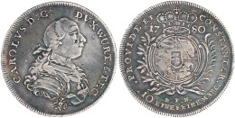 Konventionstaler 1780 DFH, Stuttgart. 27,72 G. Sehr Schön, Kratzer. Klein/Raff 375. Davenport. 2869. - Pièces De Monnaie D'or