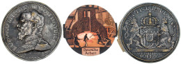 Bayernthaler 1914/16 Von Richard Klein, München. Versilberte Steckmedaille. 52 Mm. Mit 23 (von 30) Einlagen (getrennt).  - Andere & Zonder Classificatie