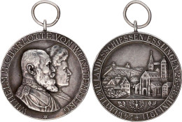 Tragbare Silbermedaille 1911, Von Mayer & Wilhelm. Auf Das 24. Württembergische Landesschießen In Esslingen. Brustb. - Autres & Non Classés