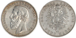 5 Mark 1876 G. Sehr Schön/vorzüglich. Jaeger 27. - Altri & Non Classificati