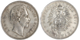 5 Mark 1876 D. Vorzüglich. Jaeger 42. - Andere & Zonder Classificatie