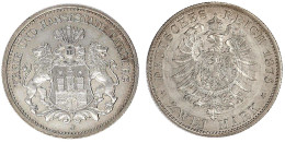 2 Mark 1876 J. Vorzüglich/Stempelglanz. Jaeger 61. - Other & Unclassified