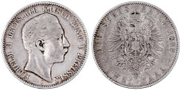 2 Mark 1888 A. Kl. Adler. Fast Sehr Schön, Selten. Jaeger 100. - Andere & Zonder Classificatie