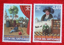 Russian Writers 2010 Mi 1681-1682 Yv 1538-1539 POSTFRIS / MNH / **  VATICANO VATICAN VATICAAN - Ungebraucht