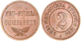 2 Neuguinea-Pfennig 1894 A. Vorzüglich. Jaeger 702. - Deutsch-Neuguinea