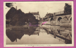 CPA - CLOYES SUR LE LOIR - Vue Generale Et Le Pont - Cloyes-sur-le-Loir