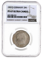 1957 J. Auflage Nur 370 Ex. Im NGC-Blister Mit Grading PF 67 ULTRA CAMEO. Polierte Platte, Selten. Jaeger 392. - Altri & Non Classificati