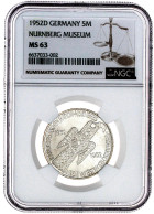 Germanisches Museum 1952 D. Im NGC-Blister Mit Grading MS 63. Prägefrisch. Jaeger 388. - Other & Unclassified