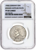 Fichte 1964 J. Im NGC-Blister Mit Grading PF 66 CAMEO. Polierte Platte. Jaeger 393. - Other & Unclassified