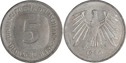 5 Mark 1980 ?, Prägebuchstabe Fehlt Komplett. 10,02 G. Vorzüglich/Stempelglanz, Selten. Jaeger 415. - Altri & Non Classificati