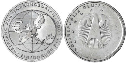 10 Euro 2002 Euroeinführung Mit Markanten Prägeausfällen. Vorzüglich, Kl. Kratzer. Jaeger 490. - Altri & Non Classificati