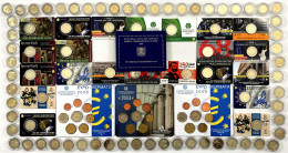 Blechkiste Mit Euromünzen Ab 2002. U.a. 177 X 2 Euro Gedenkmünzen Ab 2004 Lose In Kapseln Und Teils In Coincards: 42 X B - Autres – Europe