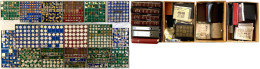 Schöne Sammlung Weltmünzen In 7 Kartons, Meist Ab 1800. Dabei Viele Kursmünzen, Aber Auch Einige Silbermünzen, U.a. Belg - Altri & Non Classificati