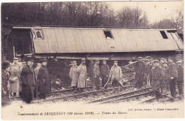 Serquigny - Tamponnement De Serquigny (29 Février 1916) - Trains Du Havre - Serquigny