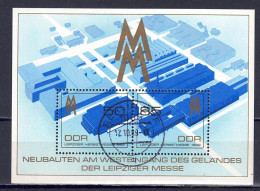 DDR 1989 - Leipziger Messe, Block 99, Gestempelt / Used - 1981-1990