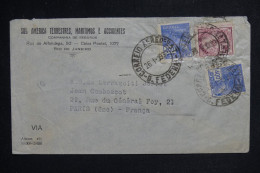 BRESIL - Enveloppe Commerciale De Rio De Janeiro Pour Paris Par Avion En 1939  - L 150515 - Lettres & Documents