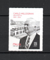 ITALIA :   Arch. Carlo Melograni - 1 Val. MNH** Del  6.03.2024 - 2021-...:  Nuovi