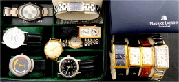 12 Armbanduhren: 4 X Maurice Lacroix, 1 X Tissot 1853 Fascination Damenuhr Mit Blauem Ziffernblatt, Weitere Von Zentra,  - Sonstige & Ohne Zuordnung