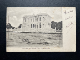 CPA CONSTANTINOPLE PALAIS DES EAUX DOUCES D'ASIE / 1905 POUR PARIS - Storia Postale
