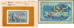 5 Mark 31.10.1904. Mit Rotaufdruck „Muster“ Auf Vs. Und Rs., KN. 7-stellig, Serie B, Im Original Kassenkuvert Der Reichs - Other & Unclassified
