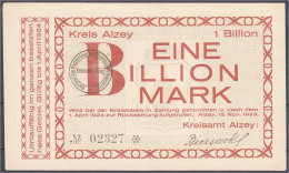 Kreisamt, 1 Bio. Mark 15.11.1923. II. Dießner. 015.7. - Lokale Ausgaben