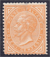 10 C. König Viktor Emanuel II. 1863, Braunorange, Sauber In Ungebrauchter Erhaltung Ohne Gummi. Mi. Für * 2.500,-€ Miche - Ohne Zuordnung