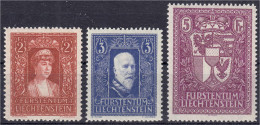 Fürstin Elsa, Fürst Franz I. Und Landeswappen 1933, Kompletter Satz In Postfrischer Erhaltung. Mi. 1.100,-€ Michel 140-1 - Sonstige & Ohne Zuordnung