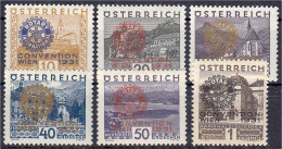 Kongress Von Rotary International 1931, Kompletter Satz In Postfrischer Erhaltung. Mi. 700,-€ Michel 518-523. - Other & Unclassified