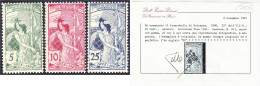 5 C. - 25 C. Weltpostverein (UPU) 1900, Kompletter Satz In Der Seltenen Type III, Tadellose Postfrische Erhaltung. Nr. 7 - Other & Unclassified