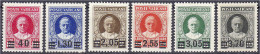 Provisoriensatz 1934, Komplett In Postfrischer Erhaltung, Signiert. Mi. 3.500,-€ Michel 39-44. - Other & Unclassified
